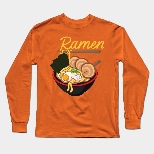 Yummy Ramen Lover Long Sleeve T-Shirt by PincGeneral